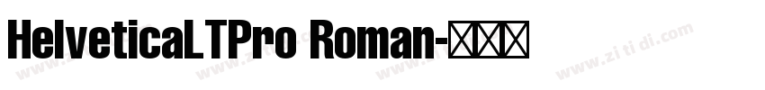 HelveticaLTPro Roman字体转换